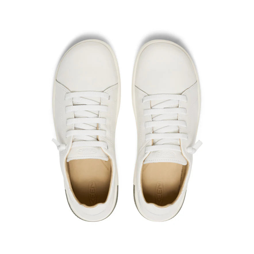 Men's KNX Leather Sneaker | Star White/Star White - Image 4