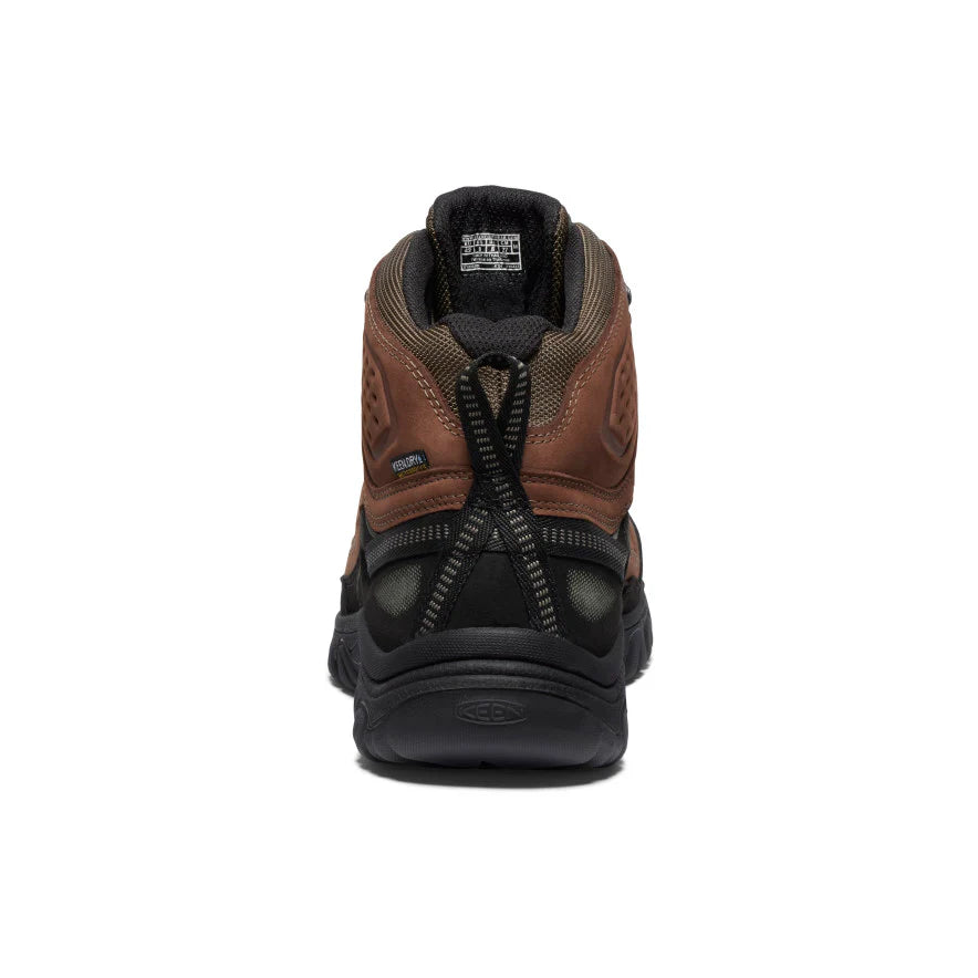 Men's Targhee IV Wide Waterproof Hiking Boot | Bison/Black - Image 4