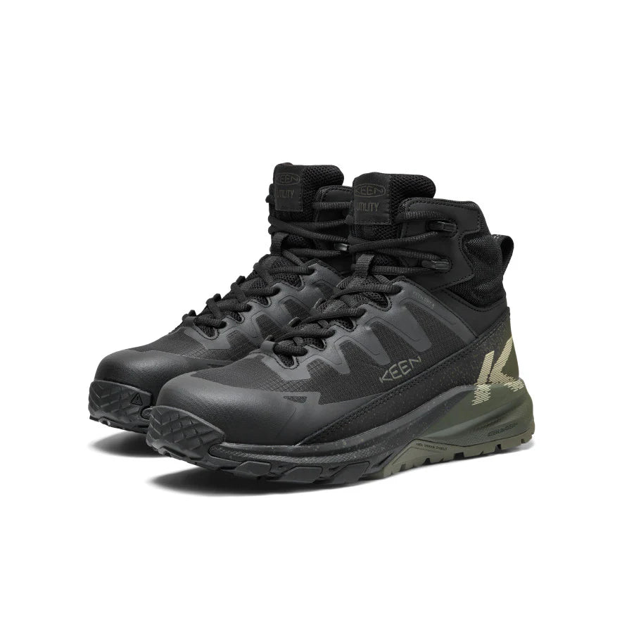 Men's Targhee Blur Waterproof Work Boot (Carbon Toe) | Forest Night/Black - Image 7