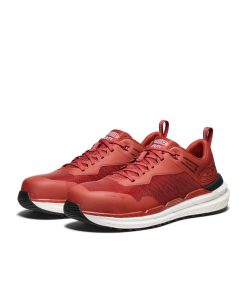 Alternative view of Men's Speedworks Work Sneaker (Carbon Toe)  |  Red Ochre/Black
