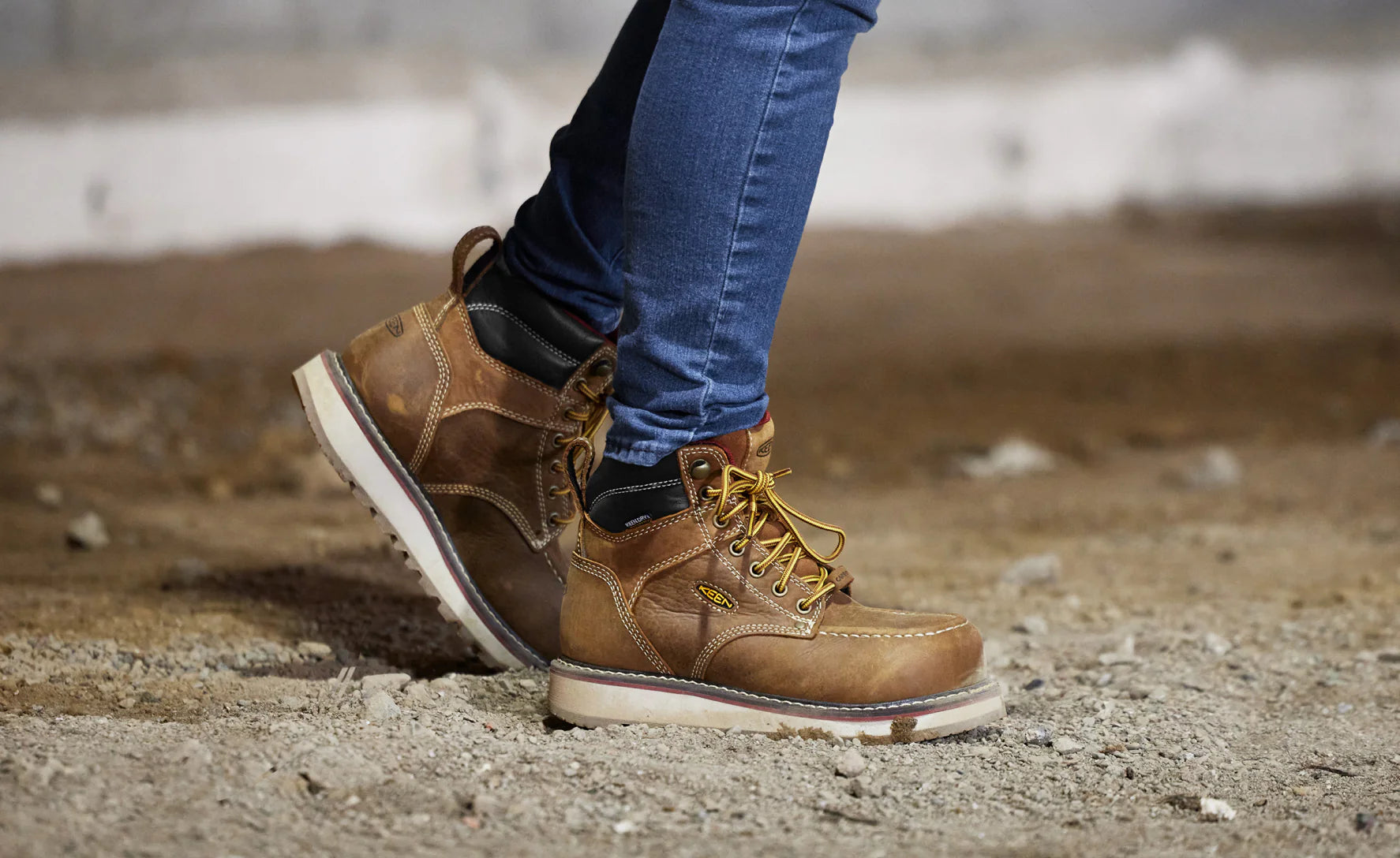 Women's Cincinnati 6 Waterproof Boot (Carbon Toe) | Belgian/Sandshell - Image 6