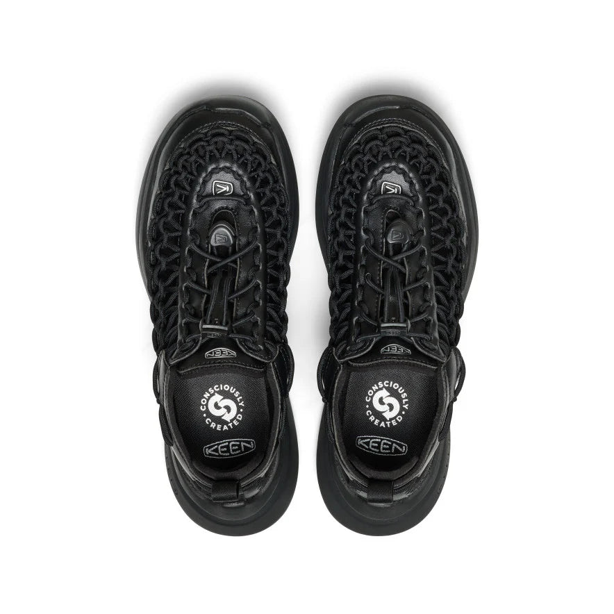Women's UNEEK WK SNIDEL Sneaker | Black/Silver - Image 5