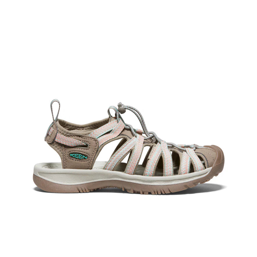 Women's Whisper | Taupe/Coral