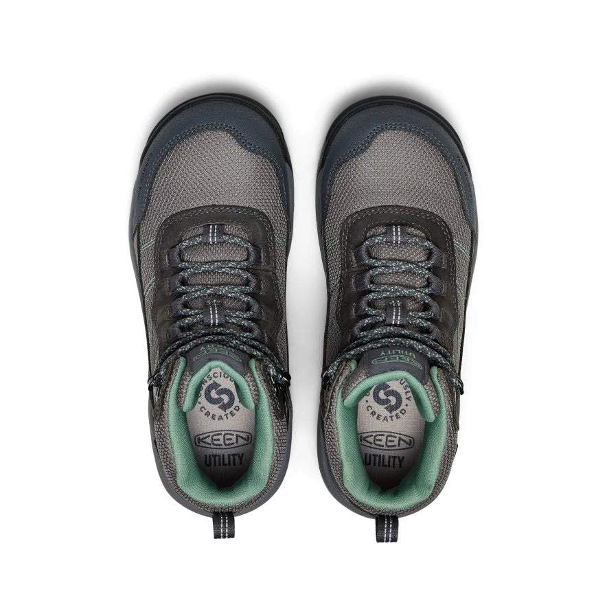 Women's Skokie Waterproof Work Boot (Carbon Toe) | Magnet/Black - Image 4