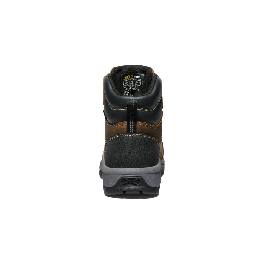 Women's Evanston 6 Waterproof Boot (Carbon Toe) | Bison/Black - Image 5