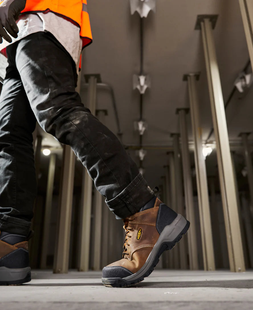 Men's Evanston 6 ESD Boot (Carbon Toe) | Bison/Black - Image 4