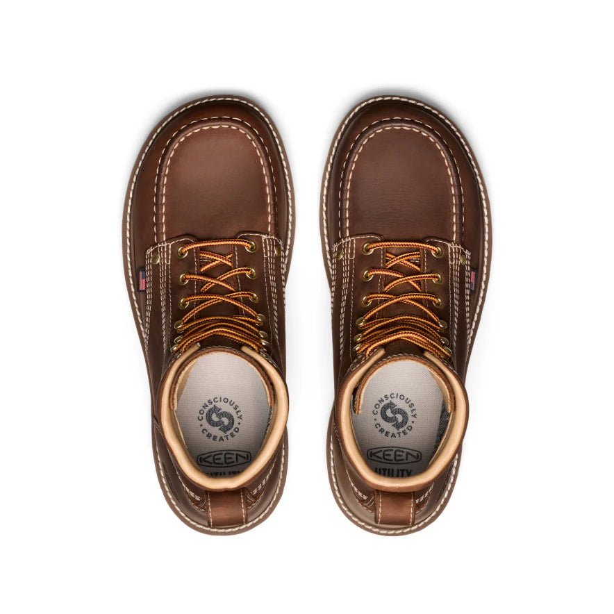 Men's Liberty 6 Waterproof Boot (Carbon Toe) | Chestnut/Gum - Image 4