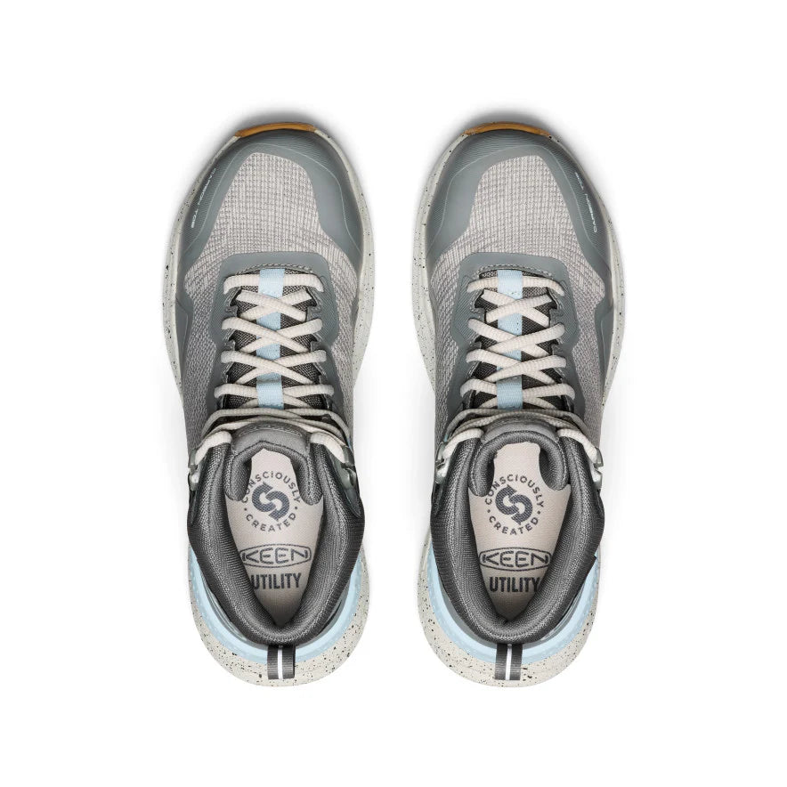 Women's Synchro Waterproof Work Boot (Carbon Toe) | Steel Grey/Gum - Image 4