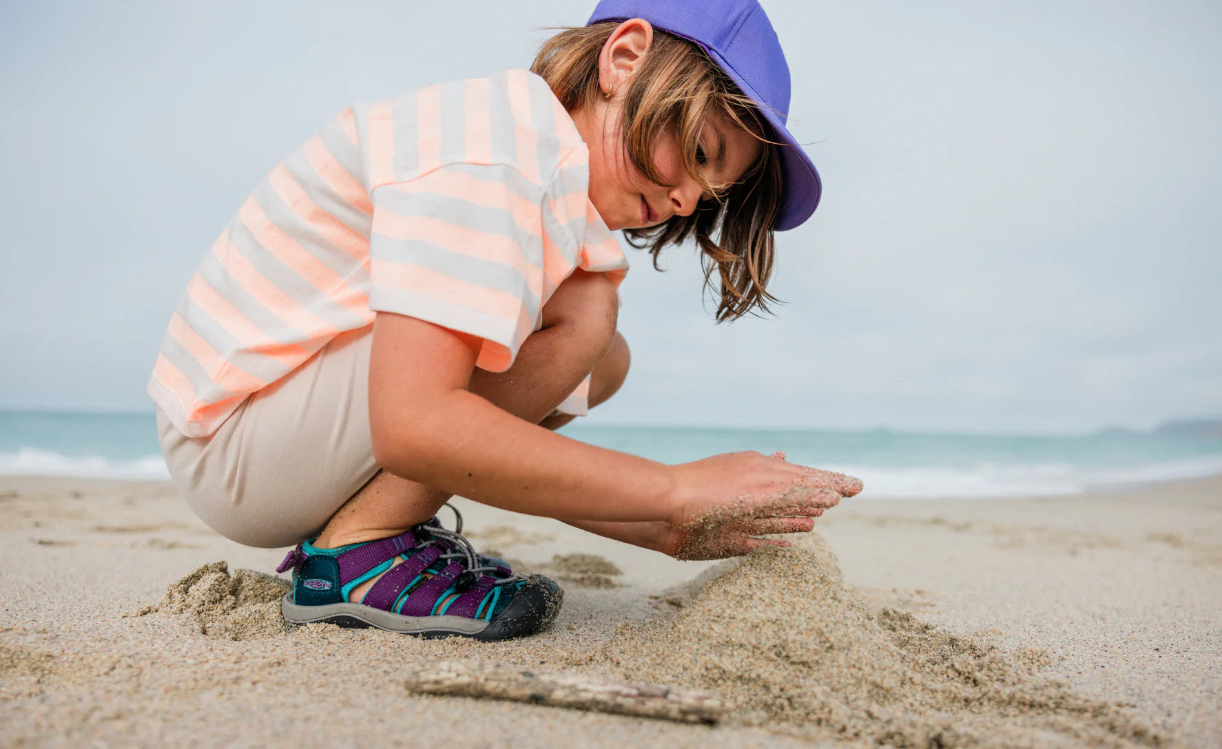 Big Kids' Newport Boundless Sandal | Naval Academy/Evening Primrose - Image 7