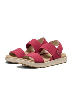 Alternative view of Women's Elle Backstrap Sandal  |  Garnet/Birch