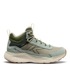 Women's Leiki Waterproof Leather Hiking Boot  |  Iceberg Green/Bronze Green