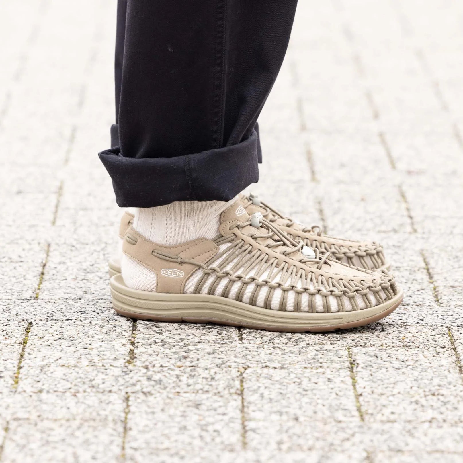 Men's UNEEK Sneaker | Timberwolf/Plaza Taupe - Image 8