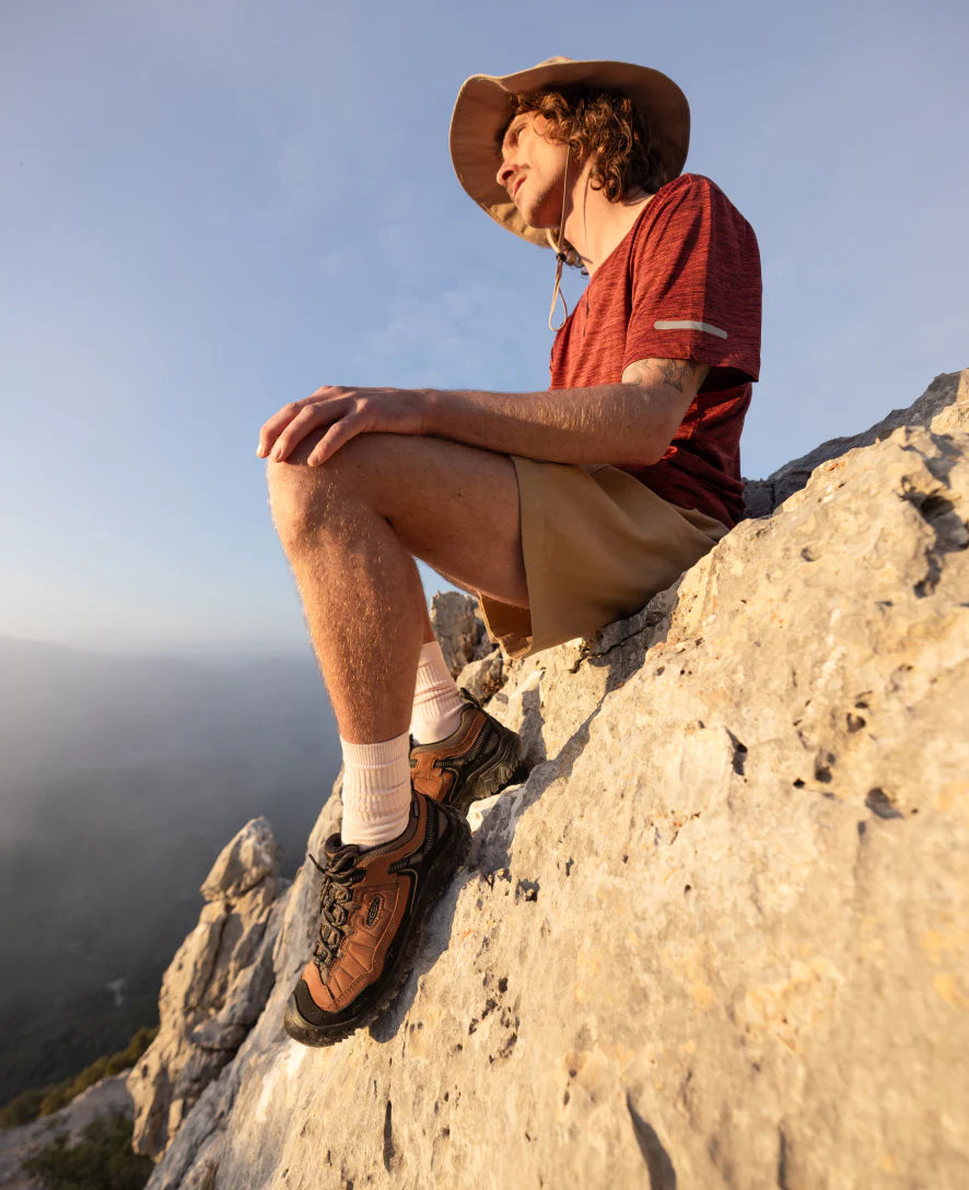 Men's Targhee IV Waterproof Hiking Shoe | Java/Bison - Image 7