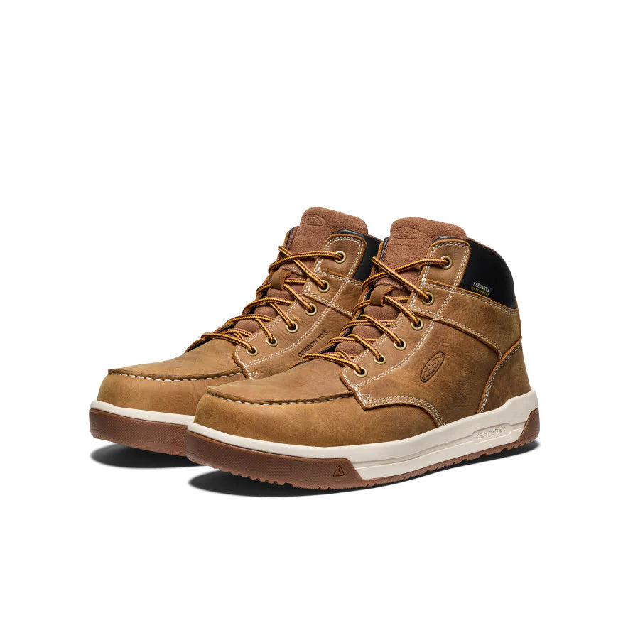 Men's Gibson Waterproof Work Boot (Carbon Toe) | Belgian/Gum - Image 2
