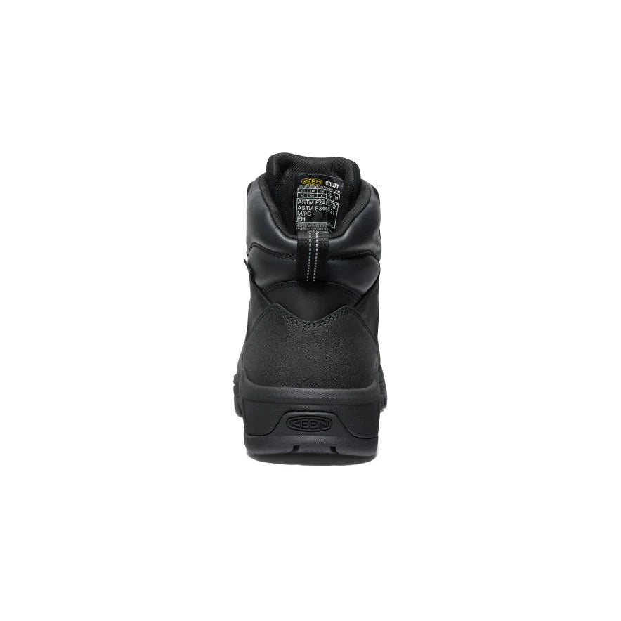 Men's Evanston 6 Waterproof Boot (Carbon Toe) | Black/Black - Image 5