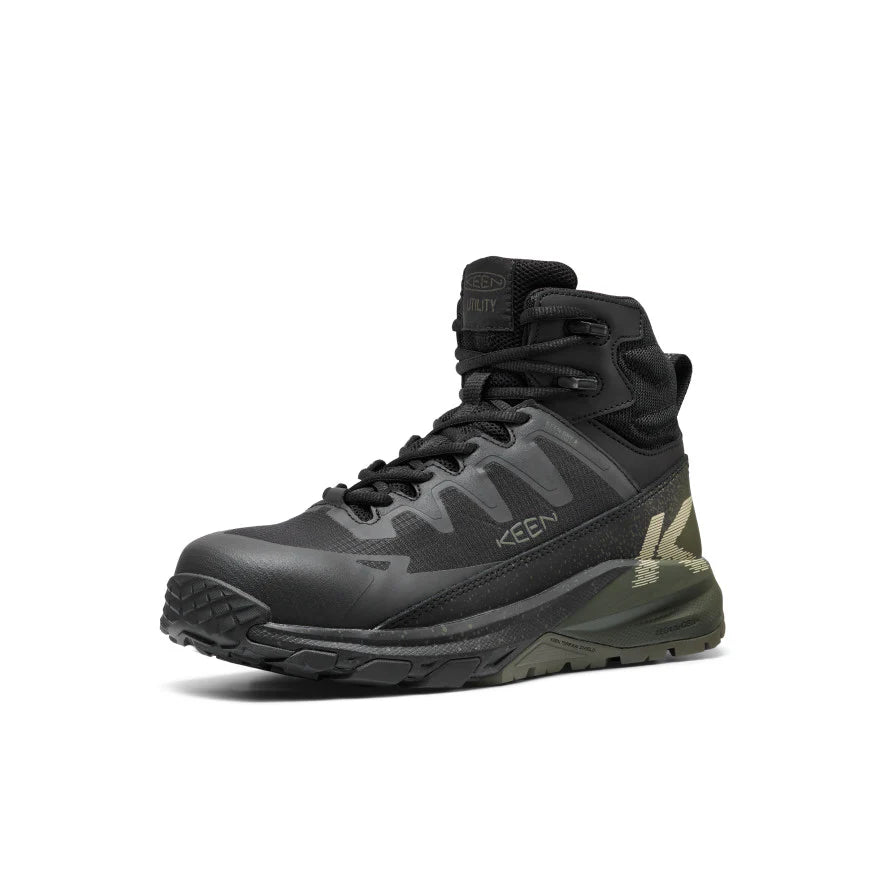 Men's Targhee Blur Waterproof Work Boot (Carbon Toe) | Forest Night/Black - Image 8