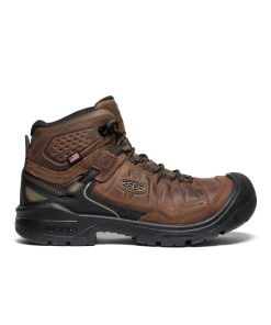 Men's Targhee IV Waterproof Work Boot (Carbon Toe)  |  Dark Earth/Black