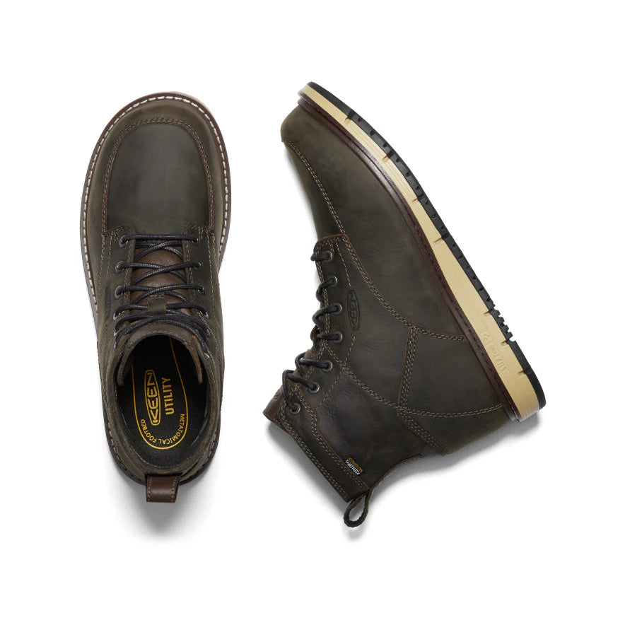Men's San Jose 6 Waterproof Boot (Soft Toe) | Cascade Brown - Image 4