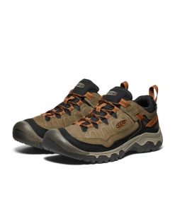 Alternative view of Men's Targhee IV Waterproof Hiking Shoe  |  Sea Turtle/Roasted Pecan