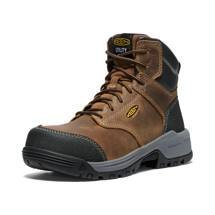 Women's Evanston 6 ESD Boot (Carbon Toe) | Bison/Black - Image 2