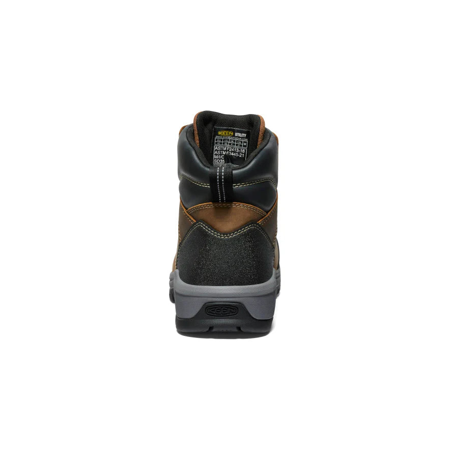 Men's Evanston 6 ESD Boot (Carbon Toe) | Bison/Black - Image 8