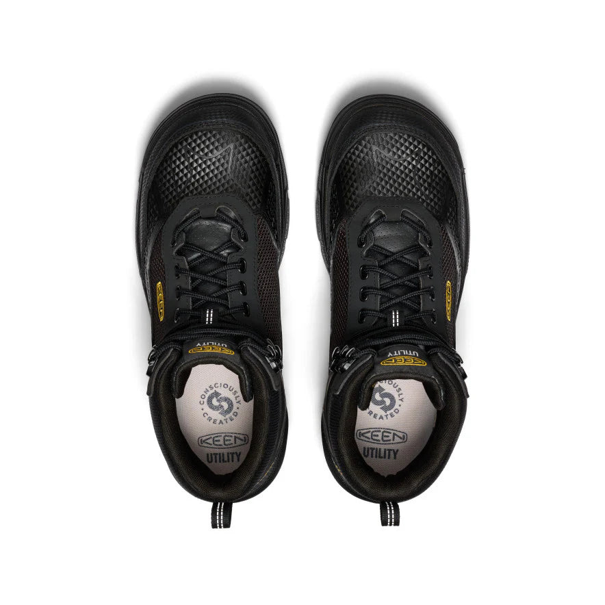 Men's Stronglite Waterproof Boot (Carbon Toe) | Black/Black - Image 4