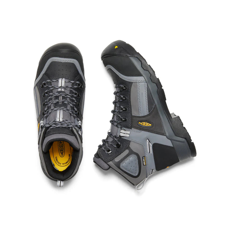 Men's Davenport 6 Insulated Waterproof Boot (Composite Toe) | Magnet/Steel Grey - Image 4